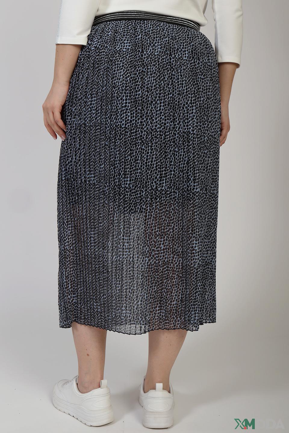 Юбка Via Appia с леопардовым принтом