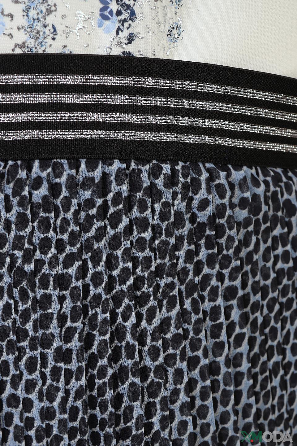 Юбка Via Appia с леопардовым принтом