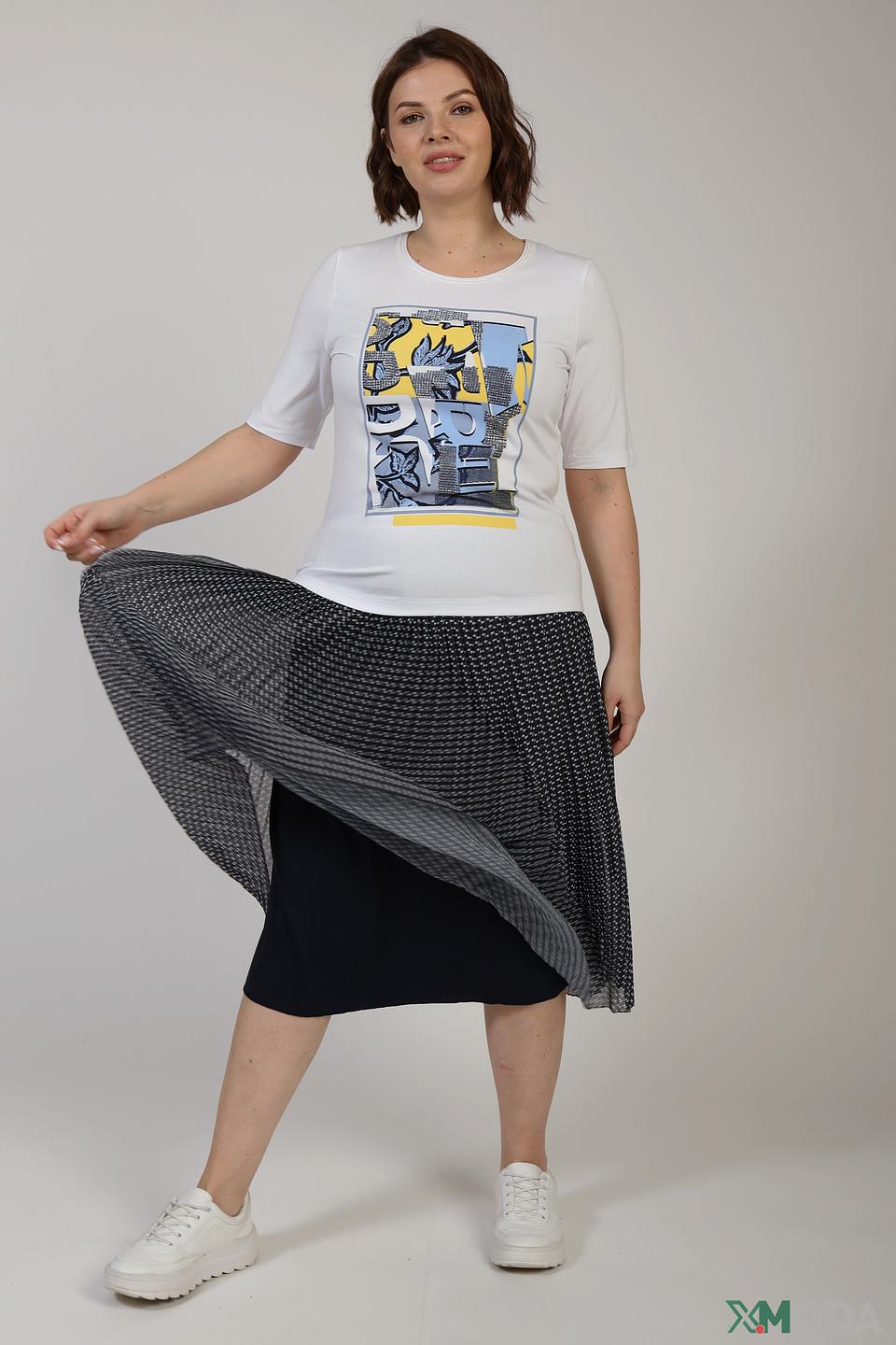 Юбка Rabe collection плиссе чёрная