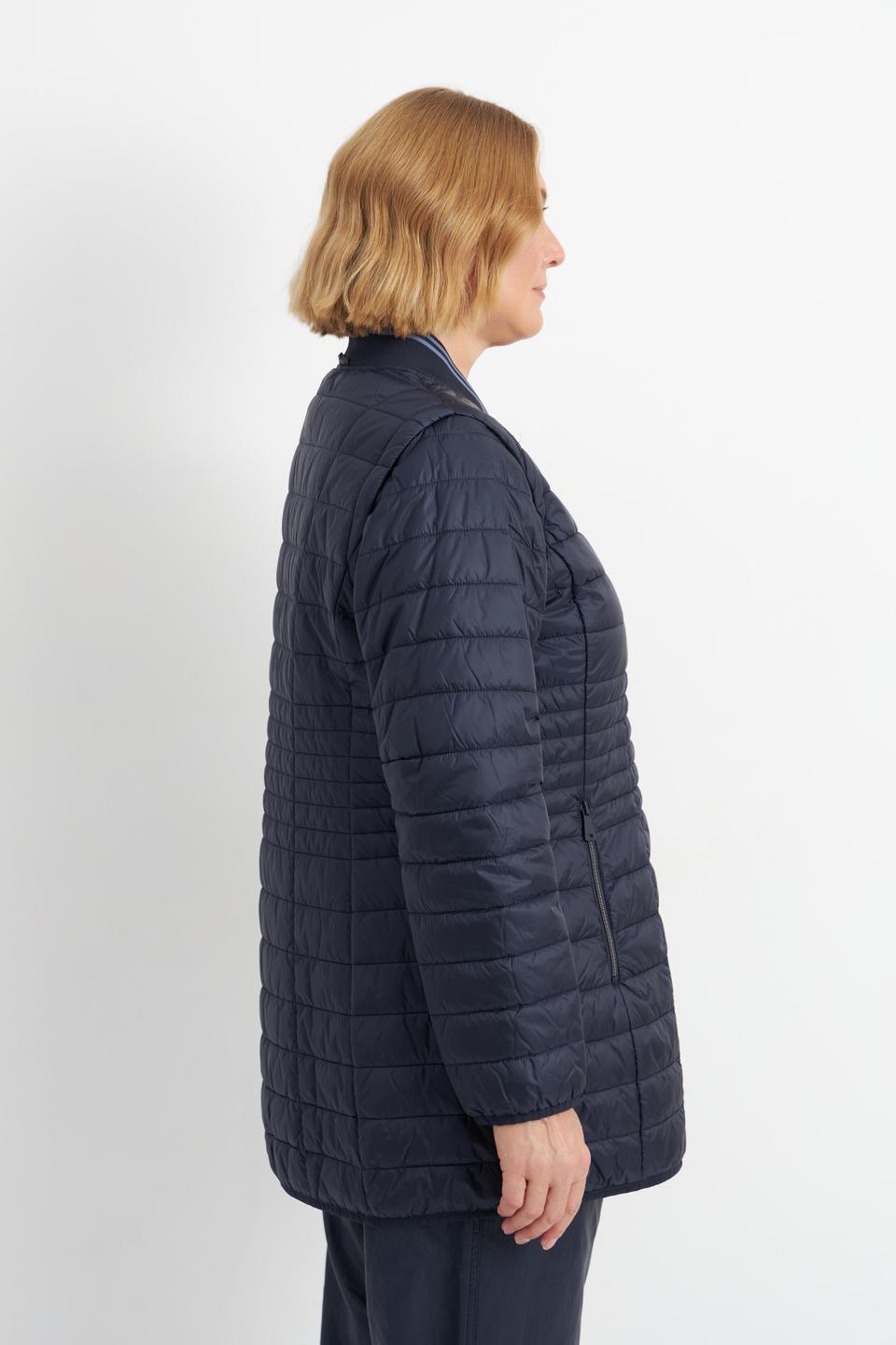 Тёмно-синее пальто с капюшоном Betty Barclay outdoor