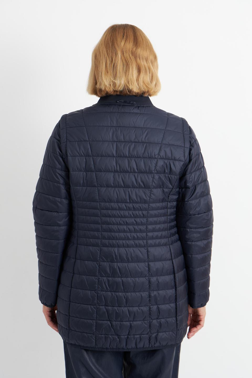 Тёмно-синее пальто с капюшоном Betty Barclay outdoor