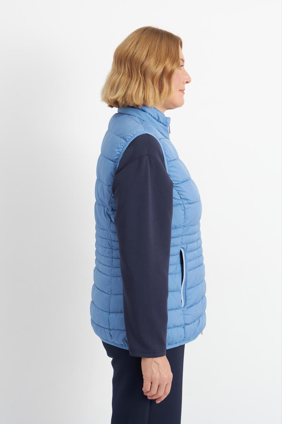 Голубой стеганый жилет Betty Barclay outdoor