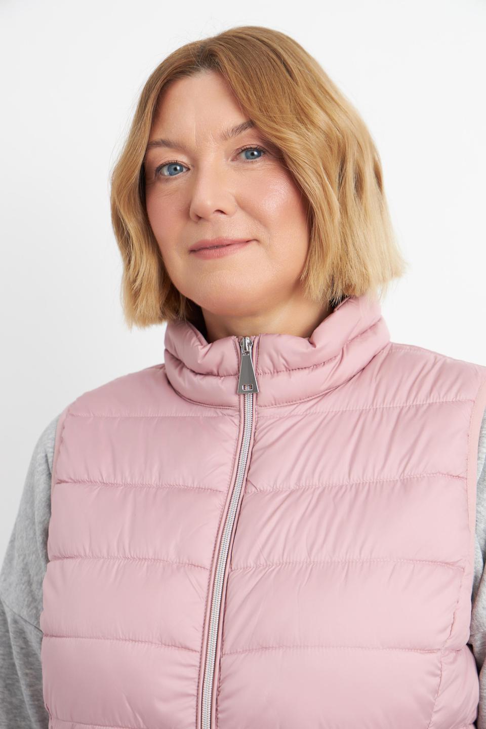 Жилет стеганый Betty Barclay outdoor светло-розовый