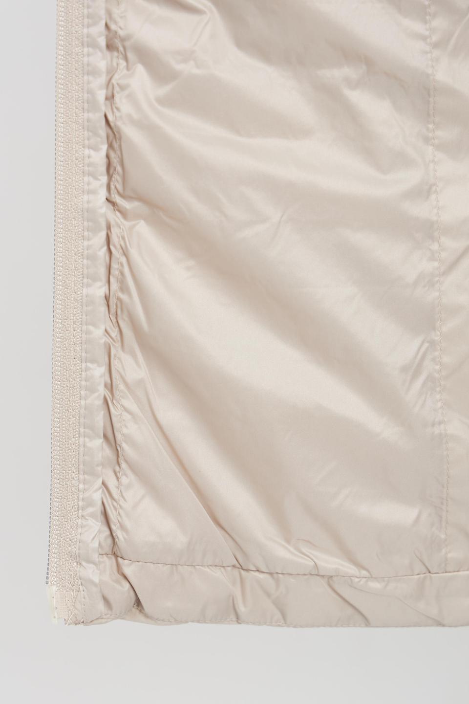 Бежевая стеганая куртка Betty Barclay outdoor с капюшоном