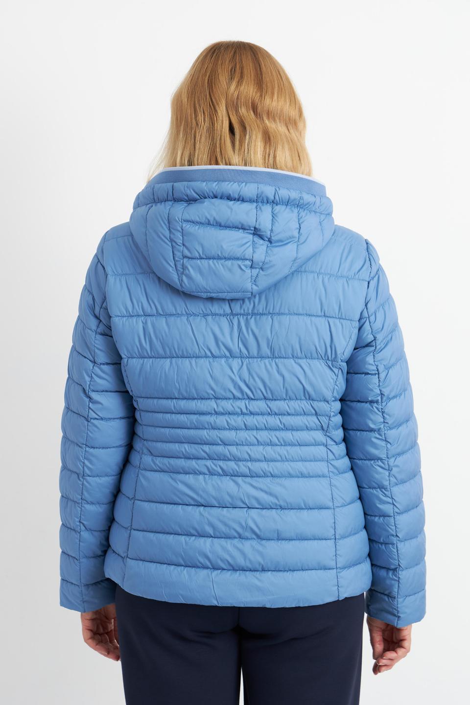 Голубая стеганая куртка с капюшоном Betty Barclay outdoor