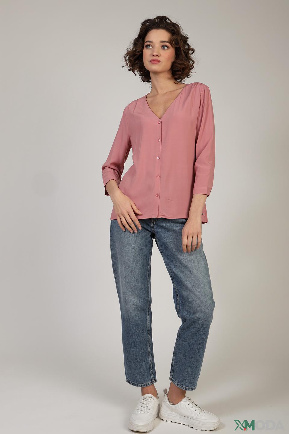 Блуза Tom Tailor розовая с 3/4 рукавом