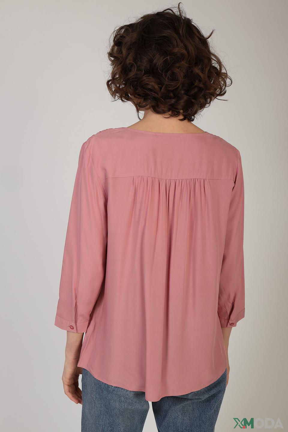 Блуза Tom Tailor розовая с 3/4 рукавом