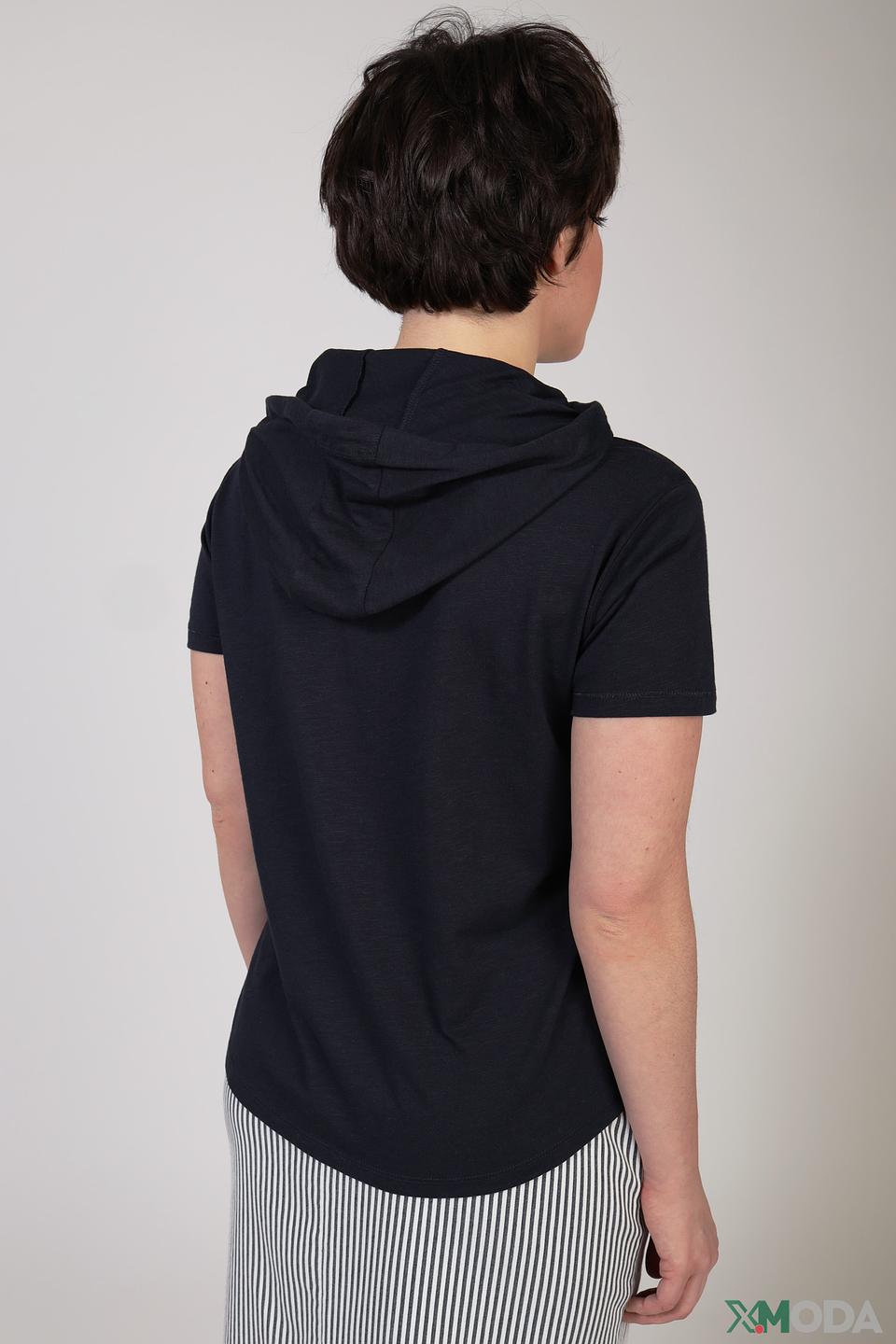 Блуза Monari с принтом чёрная