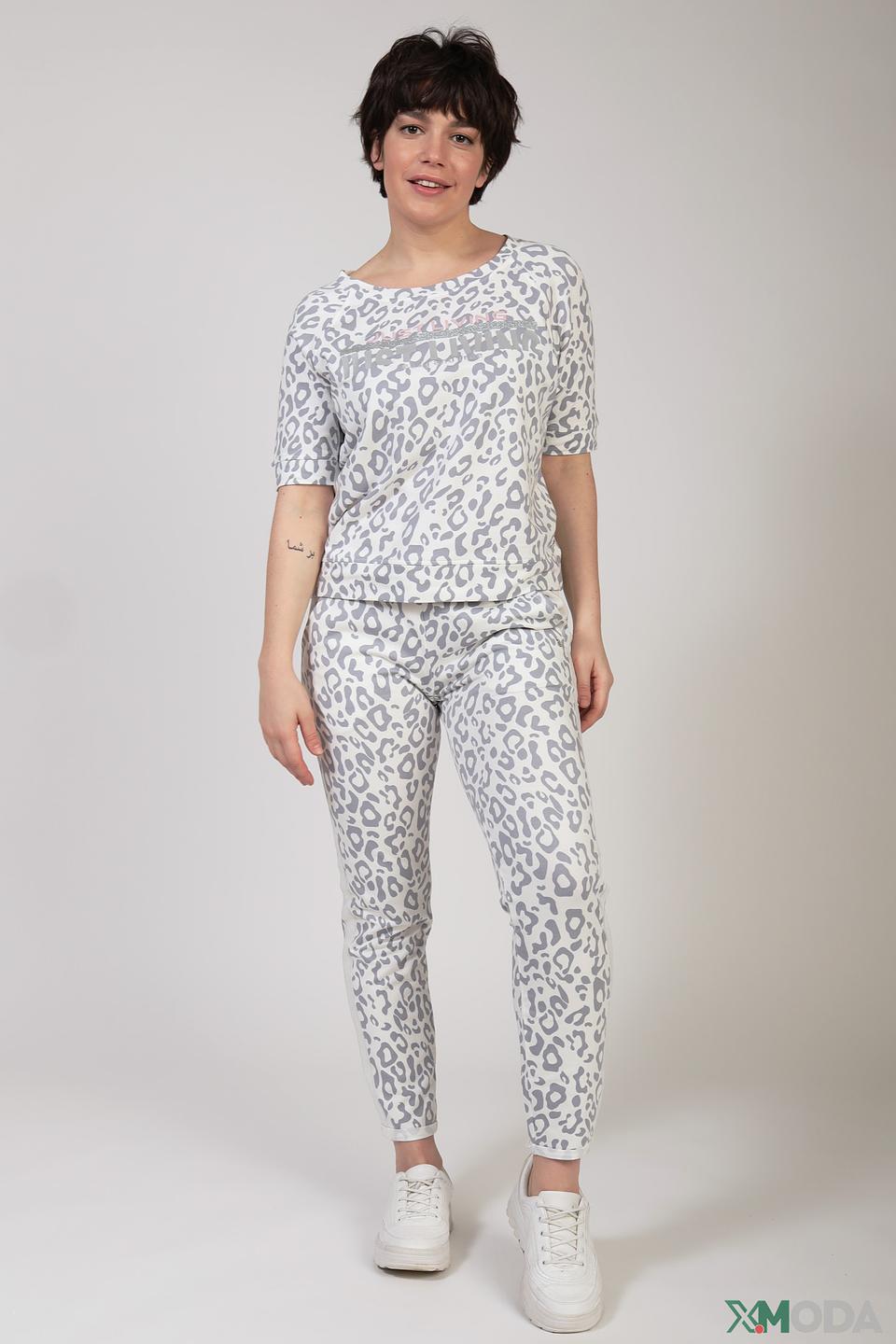 Футболка Monari с леопардовым принтом