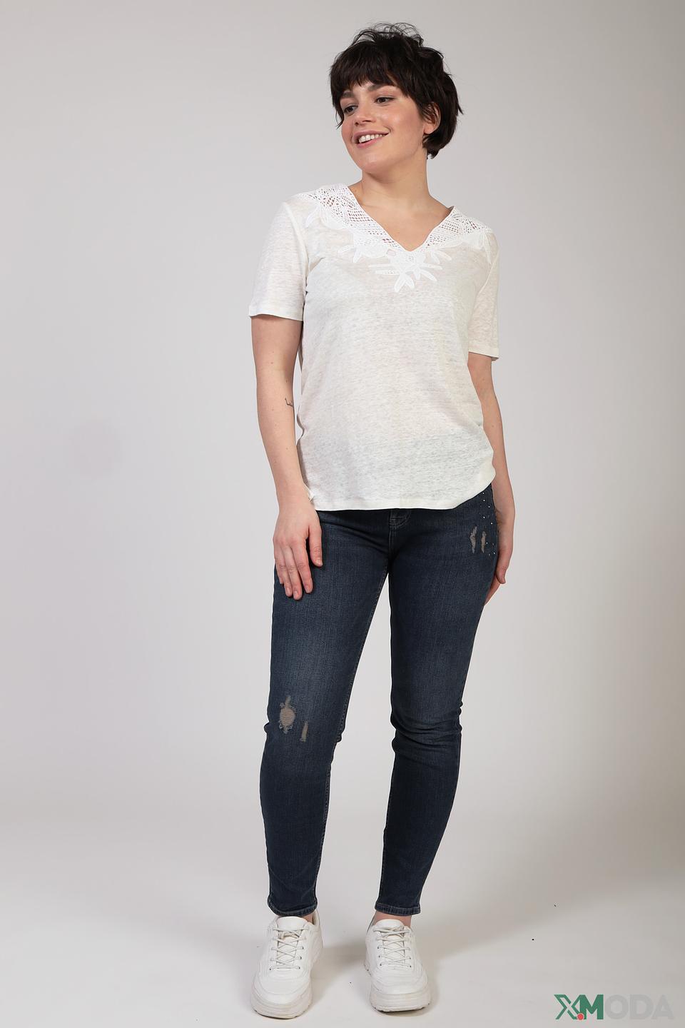 Футболка Via Appia с вышивкой