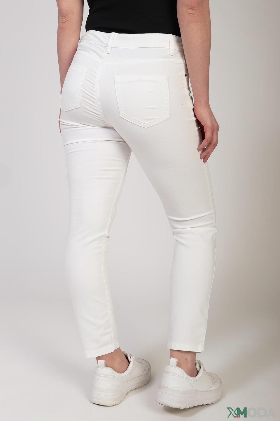 Брюки Oui белые прямые