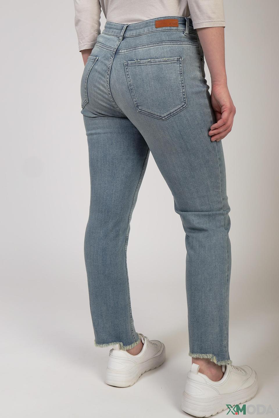 Джинсы Oui с пуговицами голубые