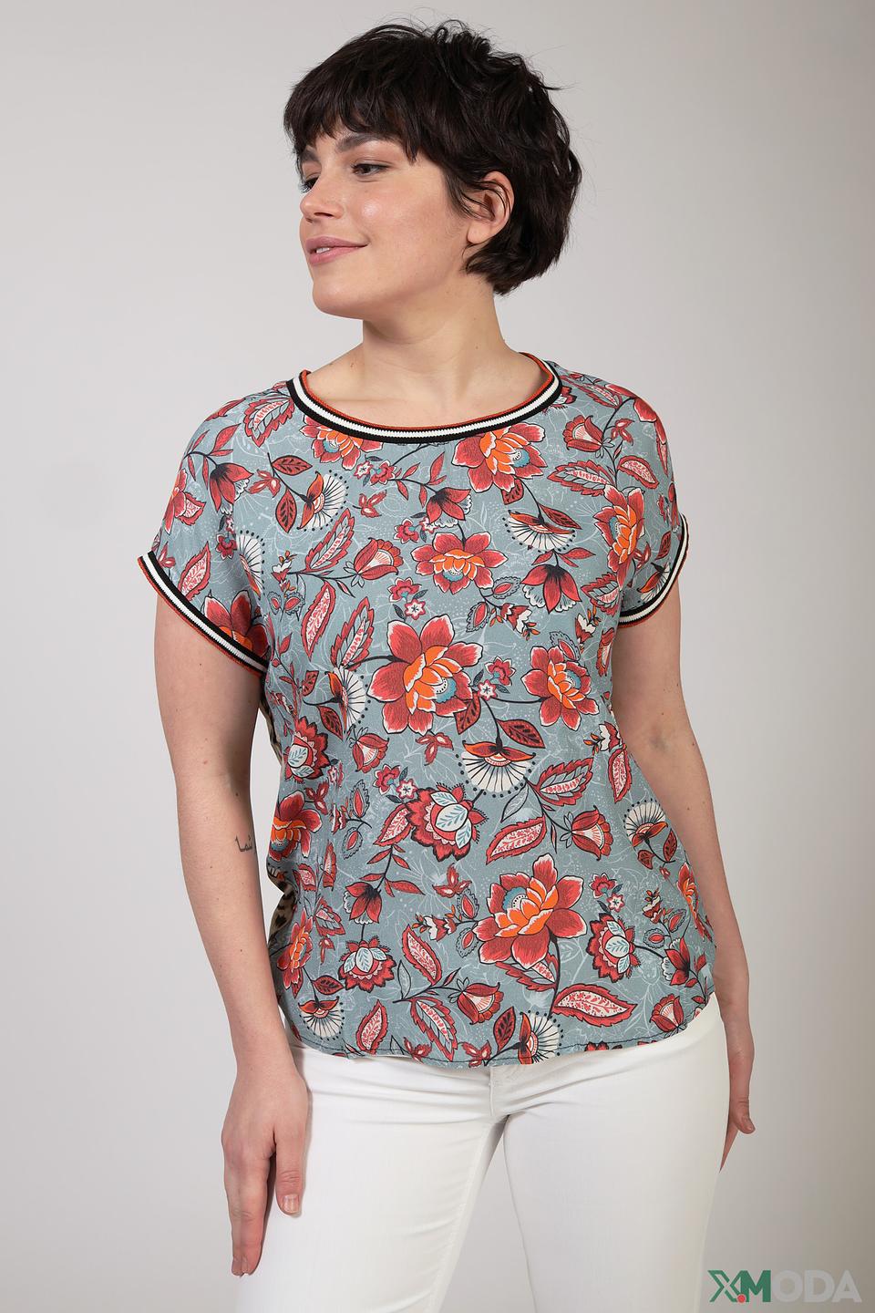 Блуза Oui цветочный принт