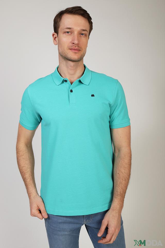 Поло Lerros бирюзовый