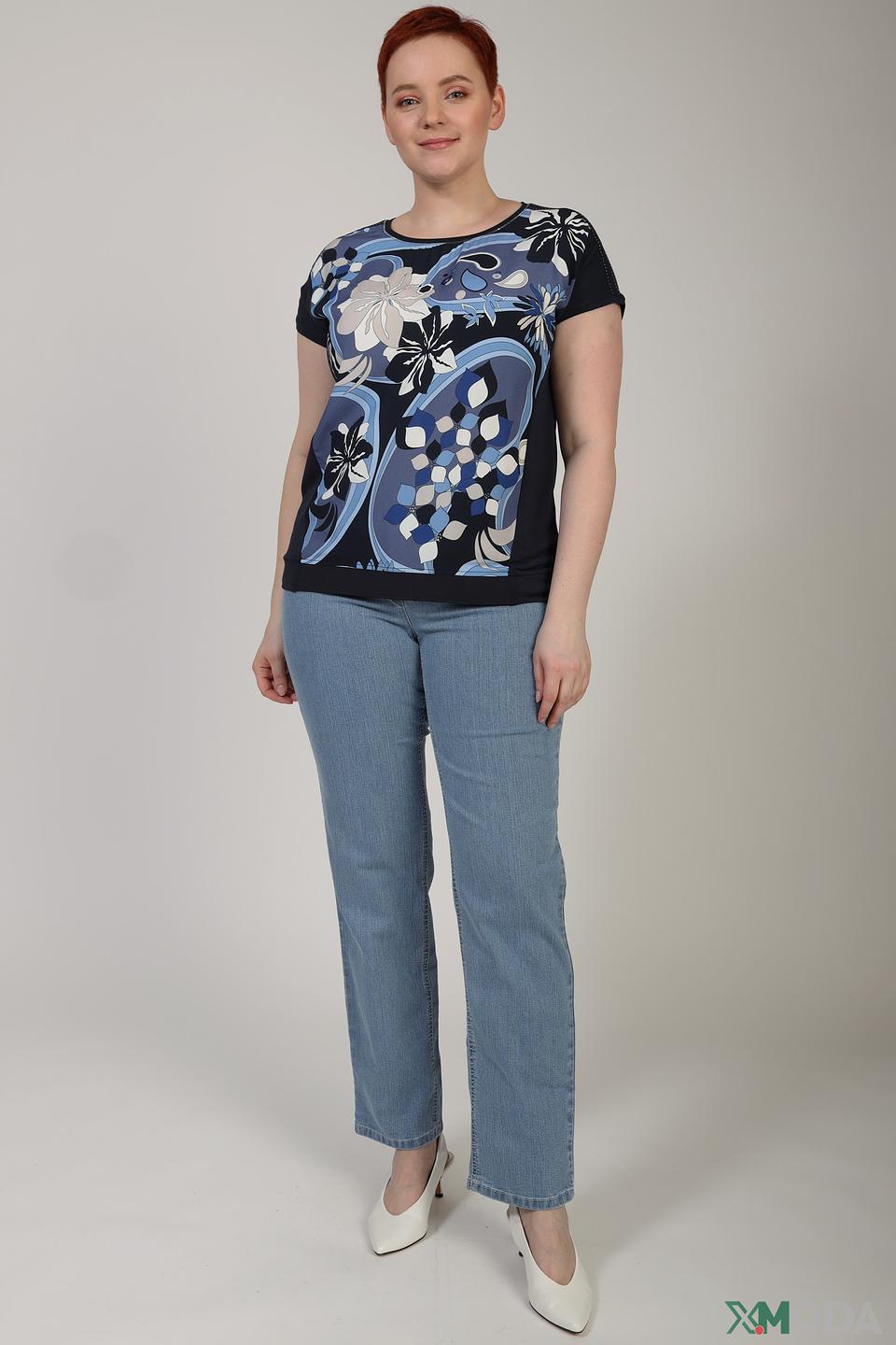 Блуза Via Appia с цветочным принтом