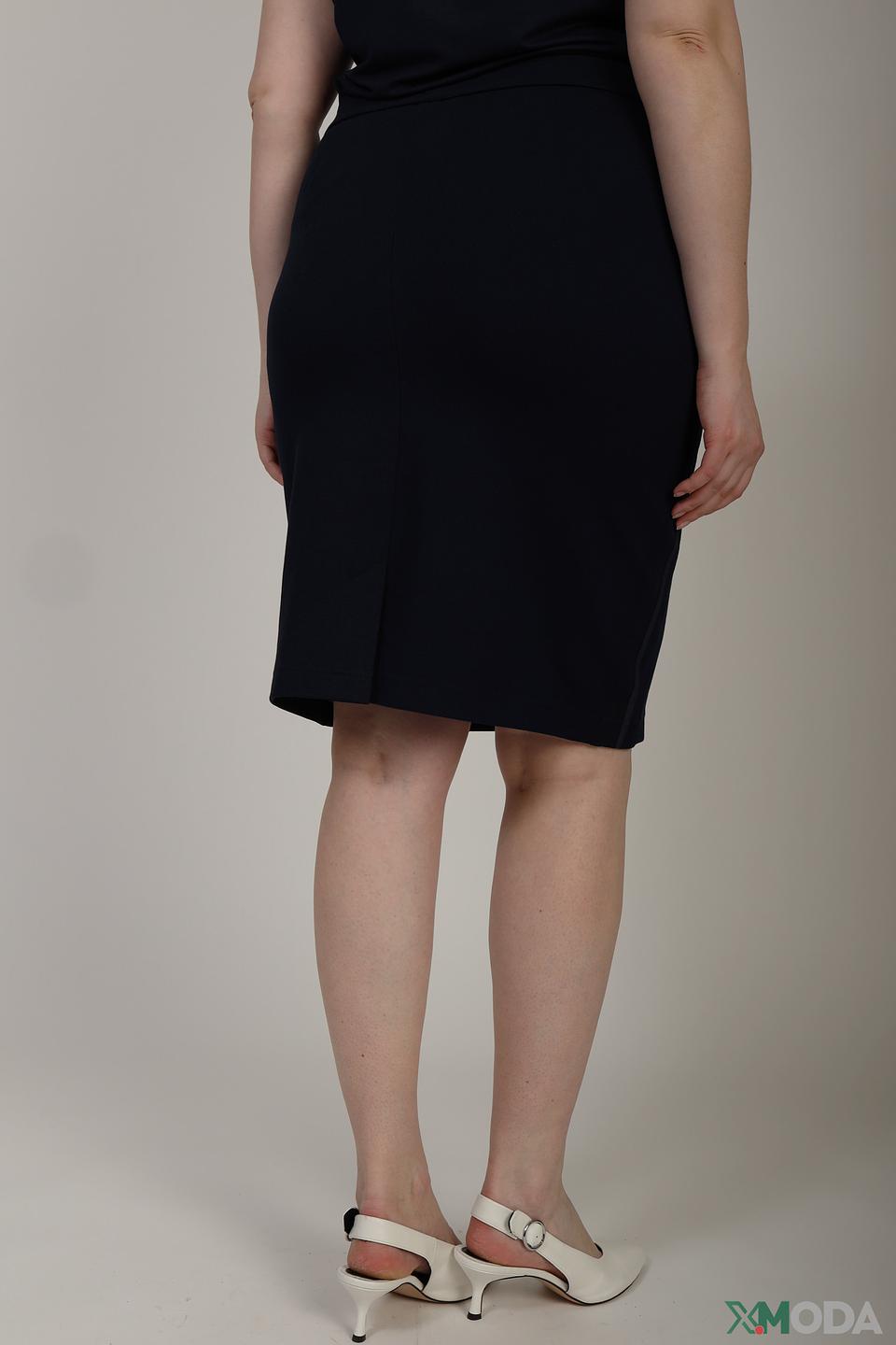 Юбка Rabe collection чёрная приталенная