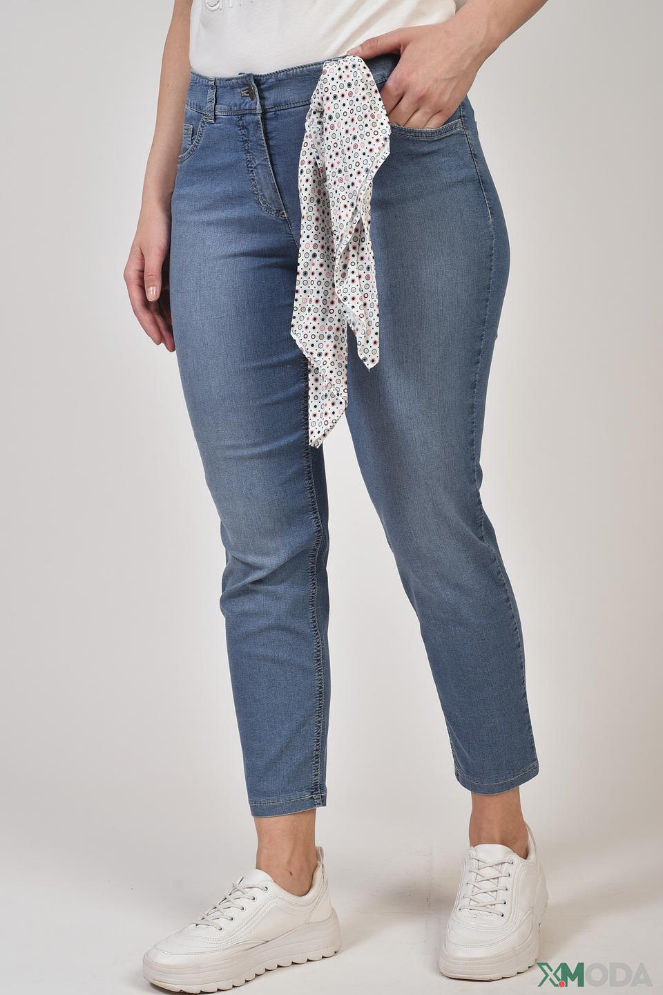 Джинсы Gerry Weber с потертостями голубые