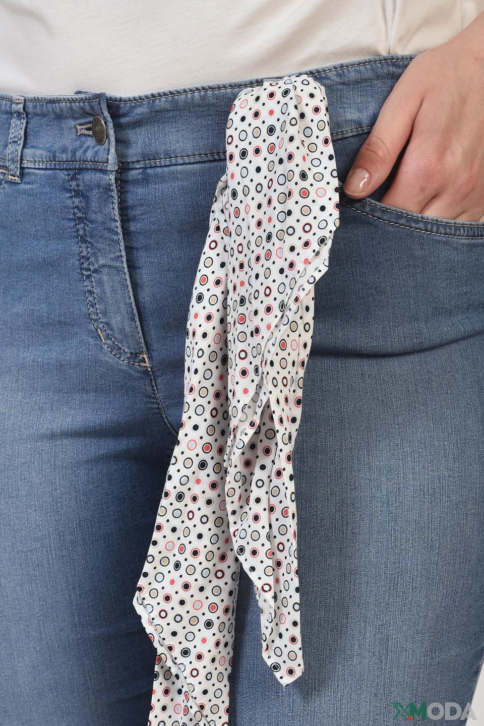 Джинсы Gerry Weber с потертостями голубые