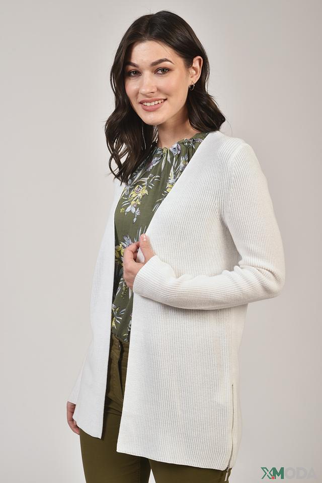 Кардиган Gerry Weber белый с молнией
