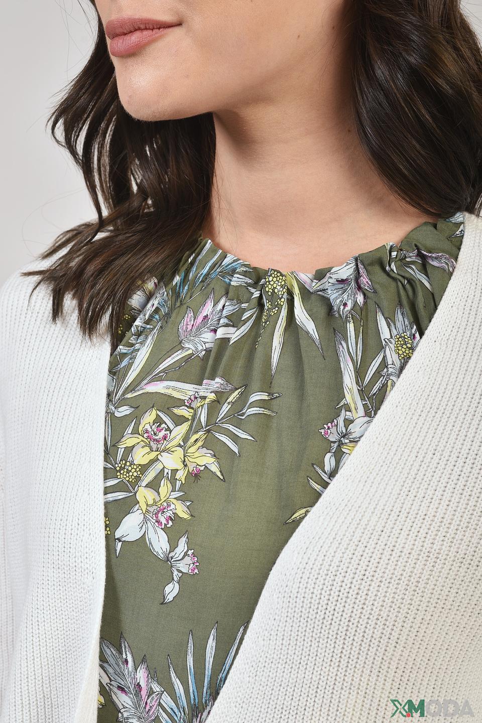 Кардиган Gerry Weber белый с молнией