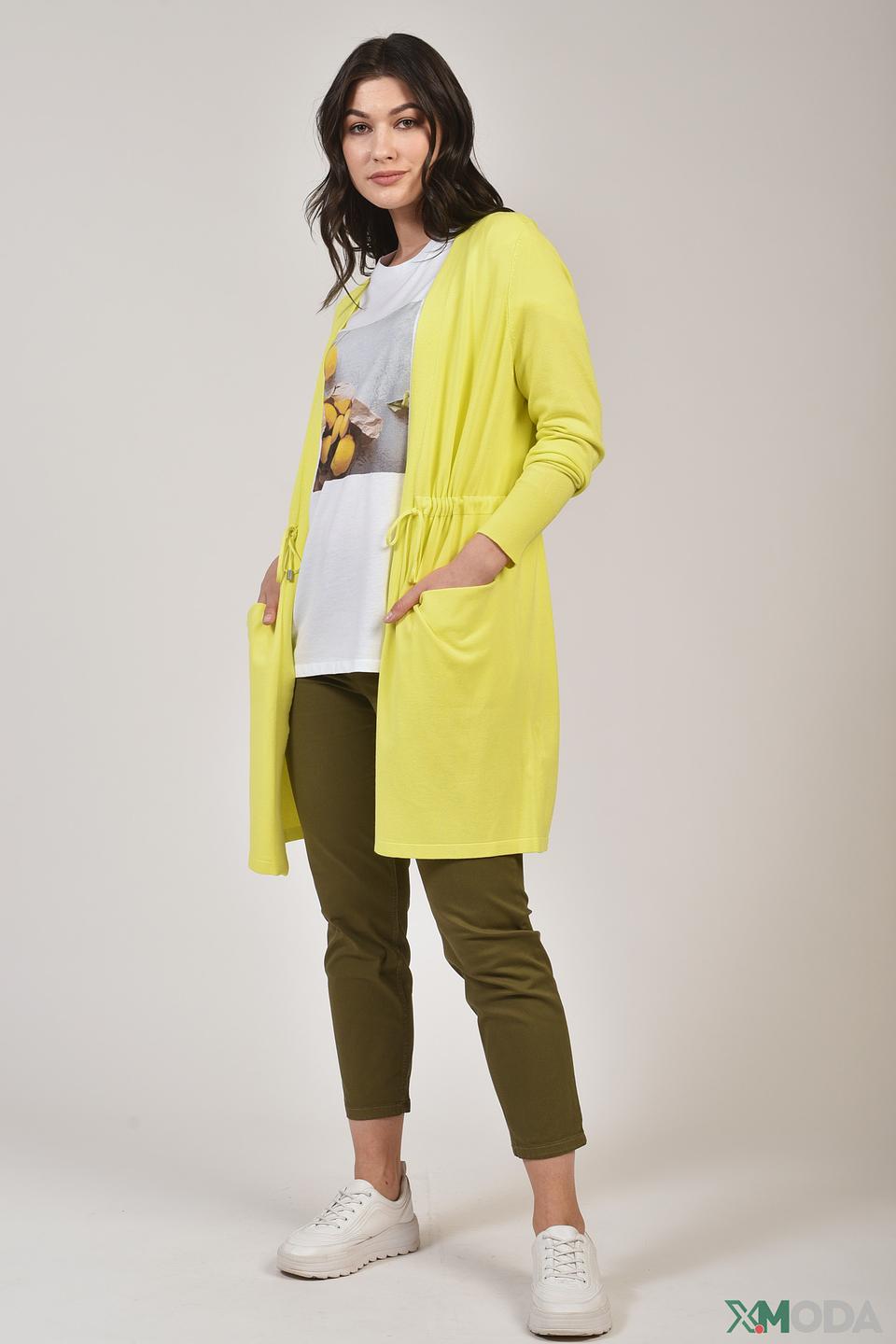 Жакет Taifun лайм с завязками