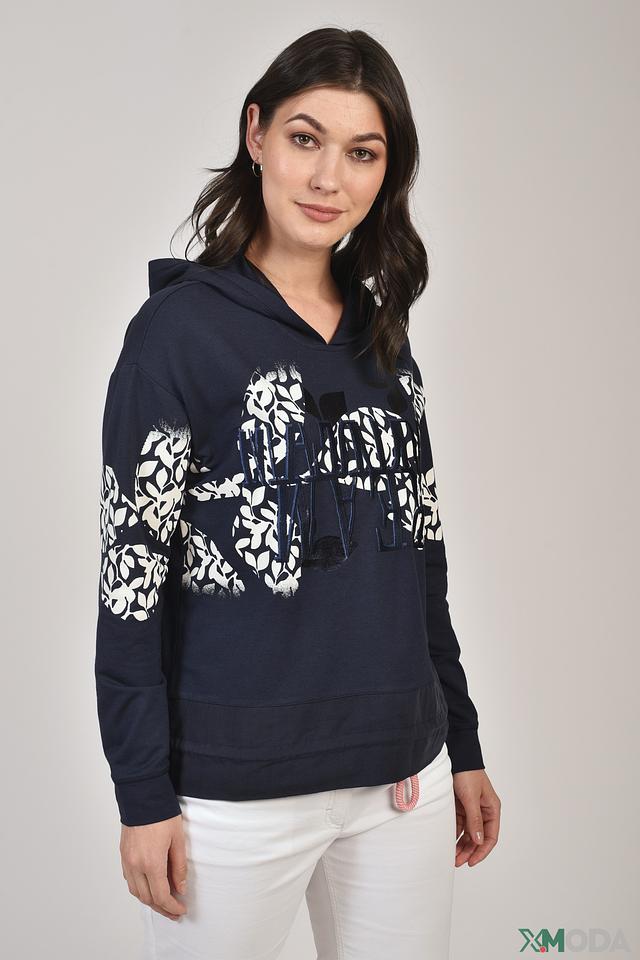 Пуловер Lecomte с принтом