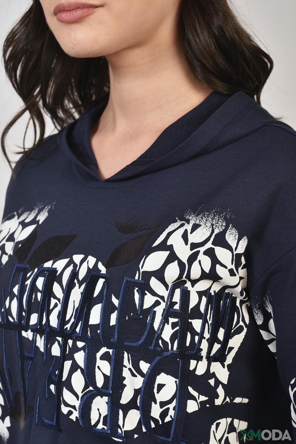 Пуловер Lecomte с принтом