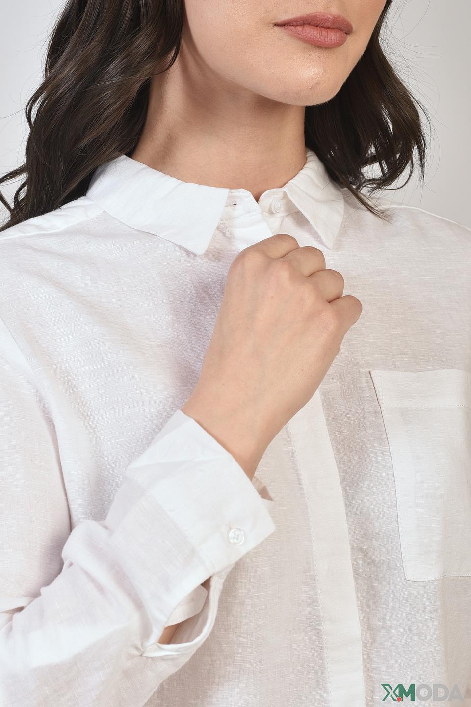 Блуза Via Appia из льна белая
