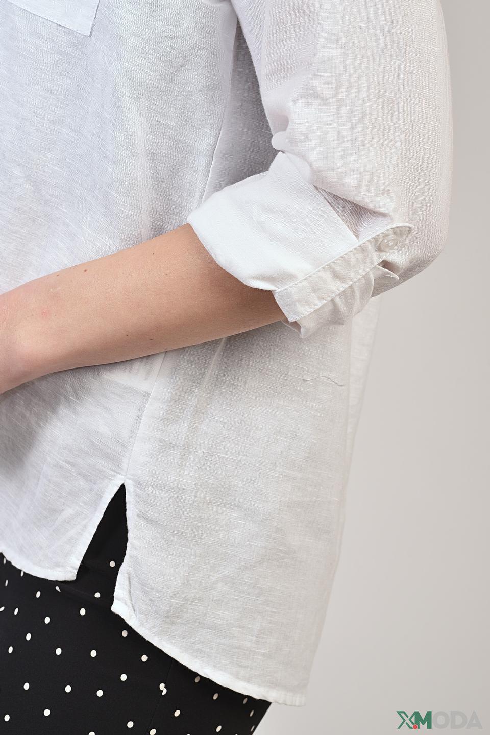 Блуза Via Appia из льна белая