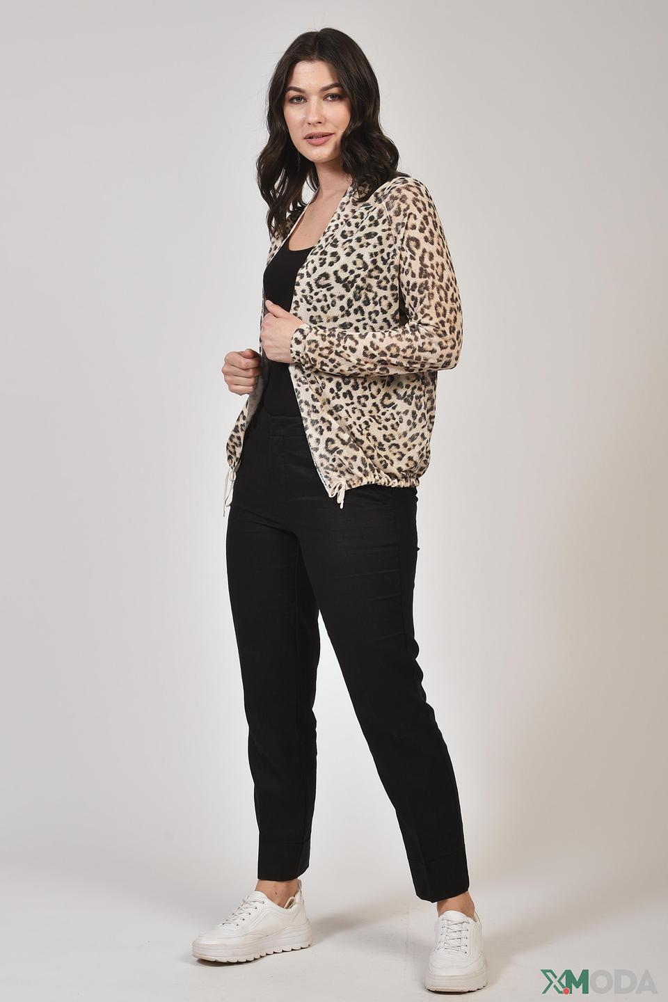 Жакет Oui с леопардовым принтом