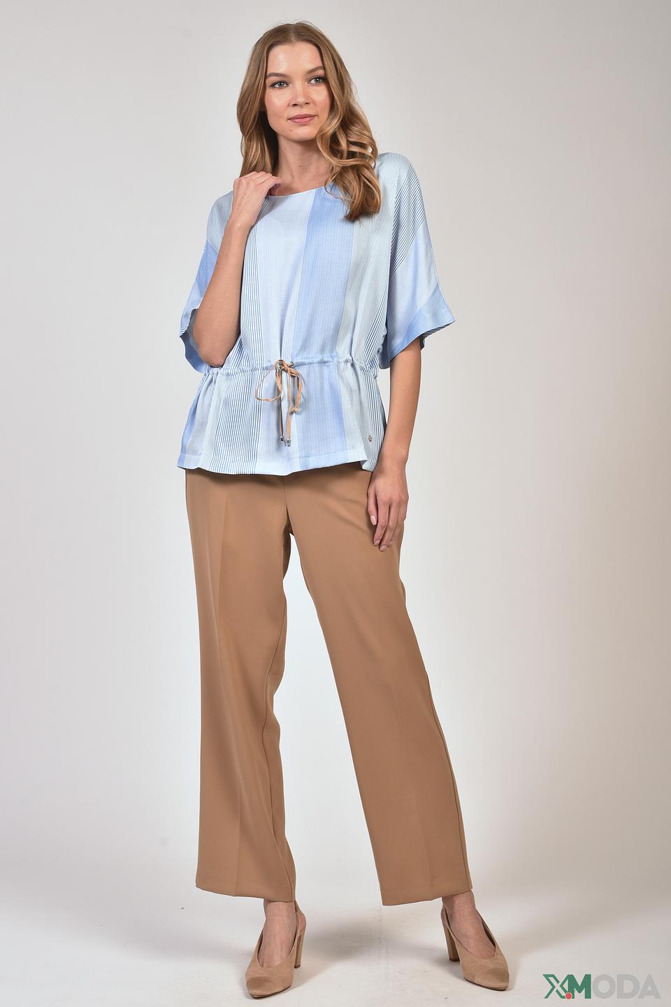 Брюки Mos Mosh бежевые палаццо