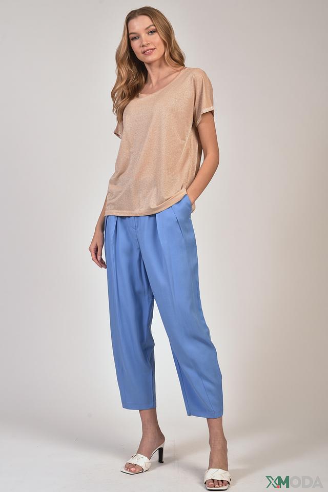 Брюки кюлоты Rich and Royal голубые