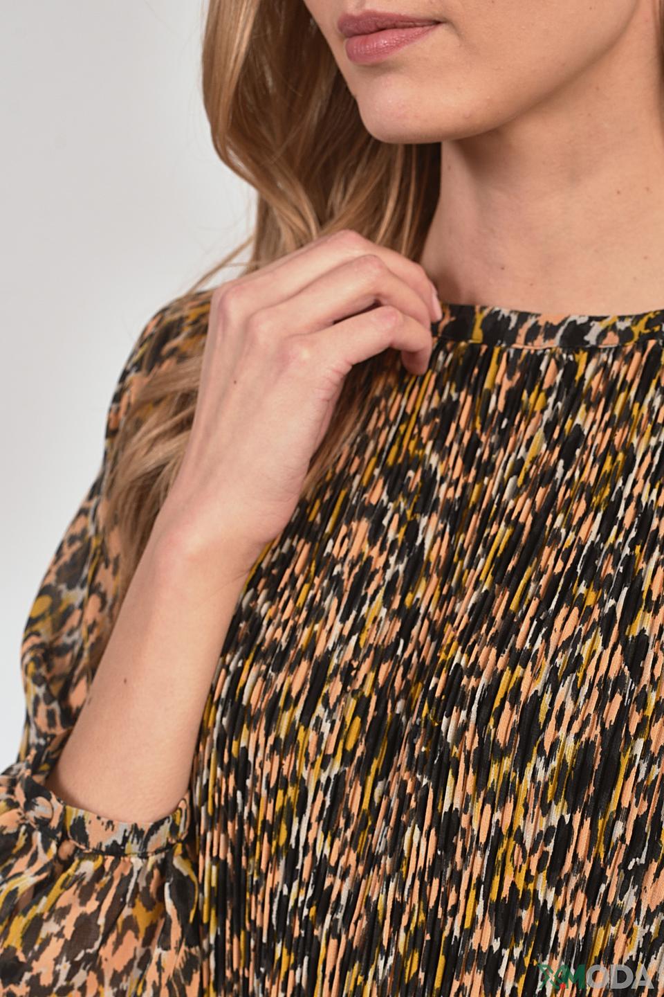 Платье Set с леопардовым принтом