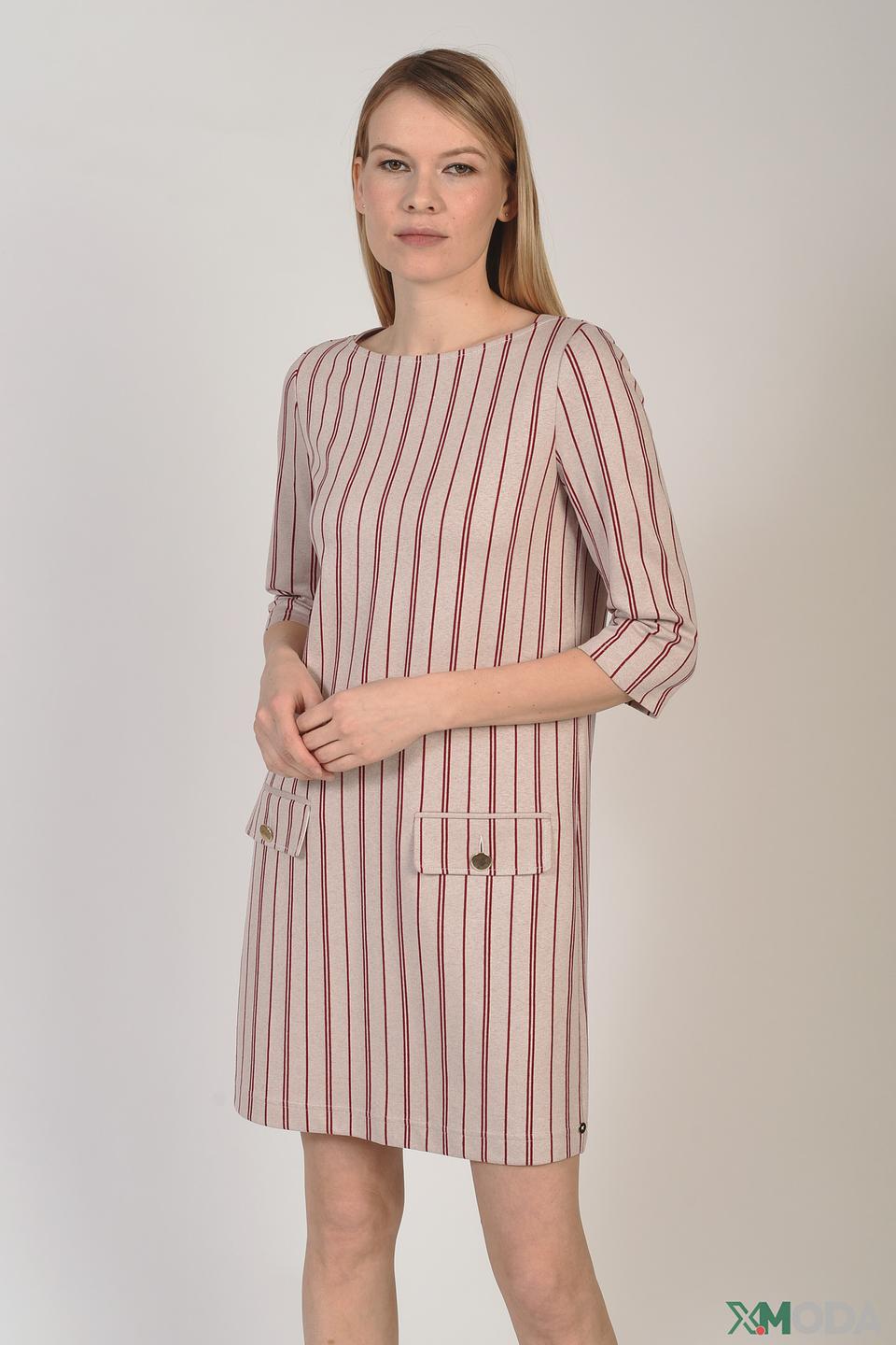 Платье Penny Black Grey в полоску