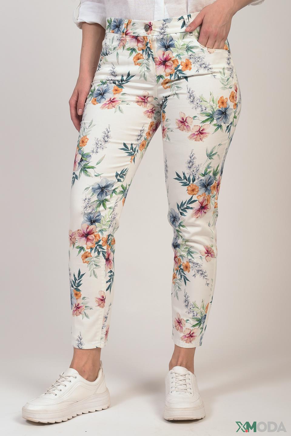 Капри Gardeur с цветочным принтом