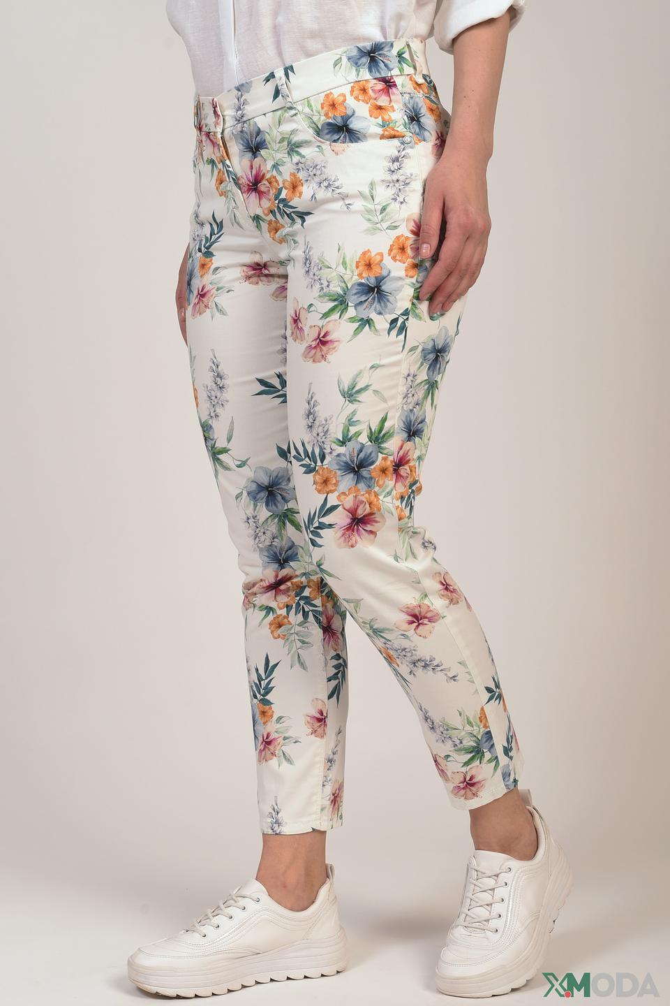 Капри Gardeur с цветочным принтом