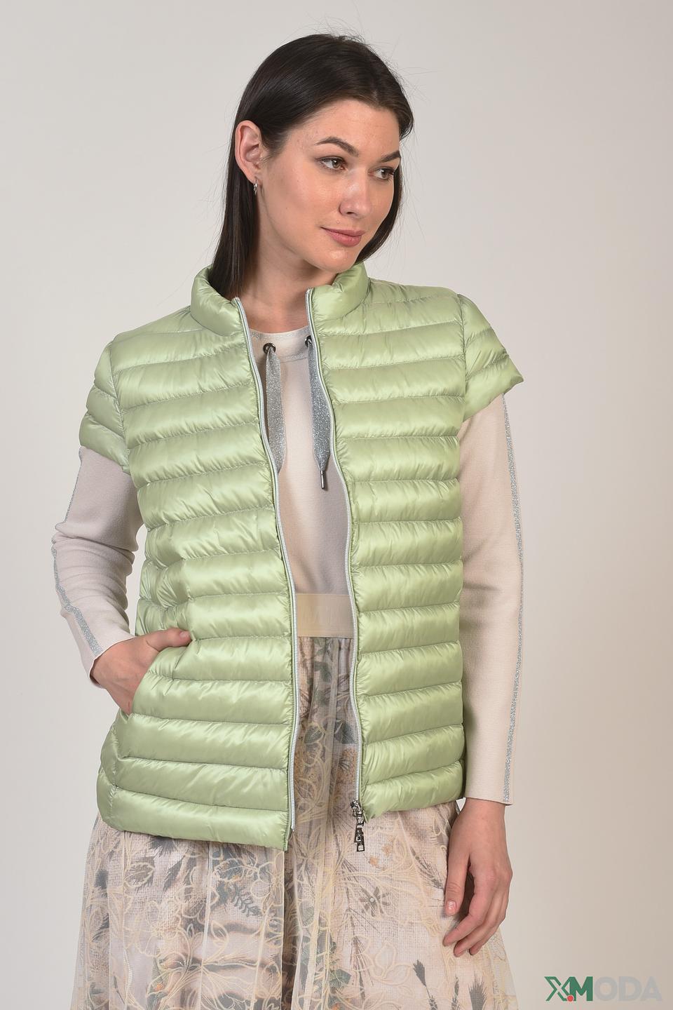 Жилет Schneiders стеганый мятный