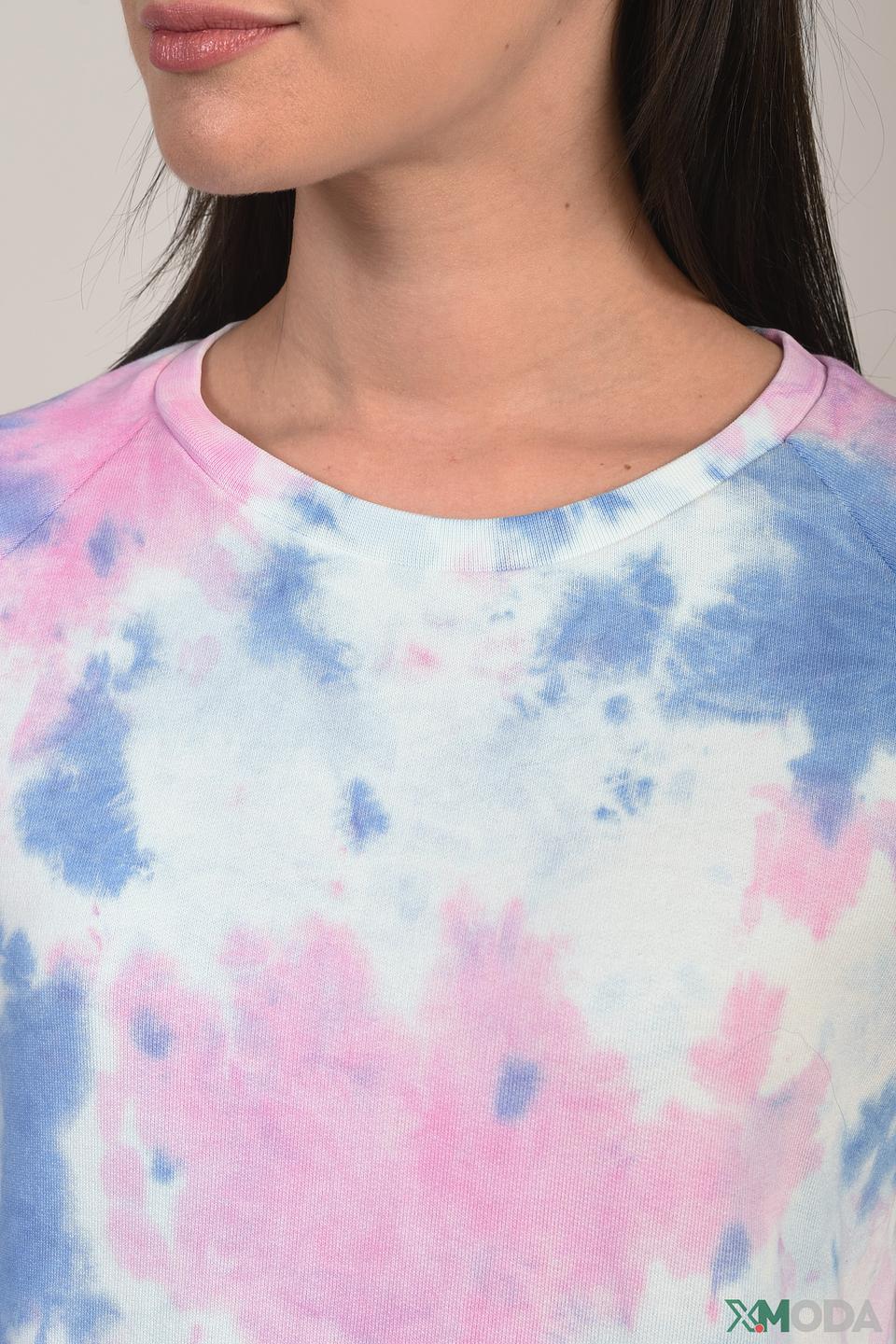 Пуловер Frieda and Freddies tie-dye розовый