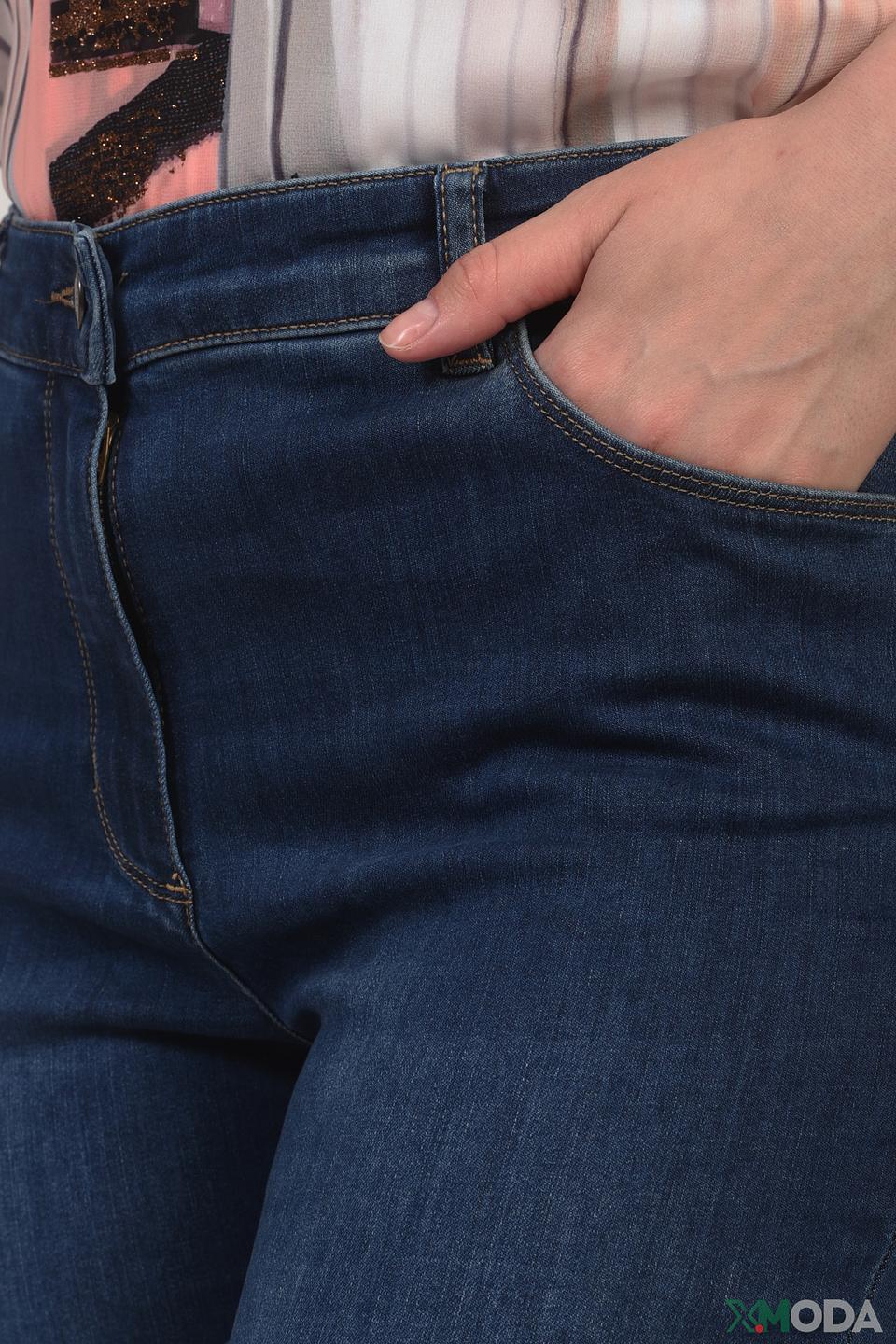 Джинсы Olsen с высокой талией синие