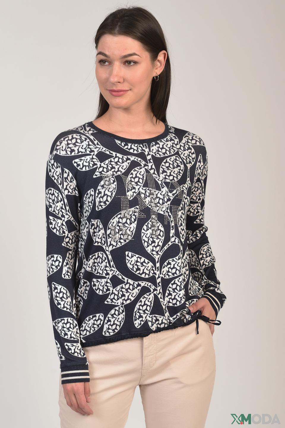 Блуза Lecomte с цветочным принтом