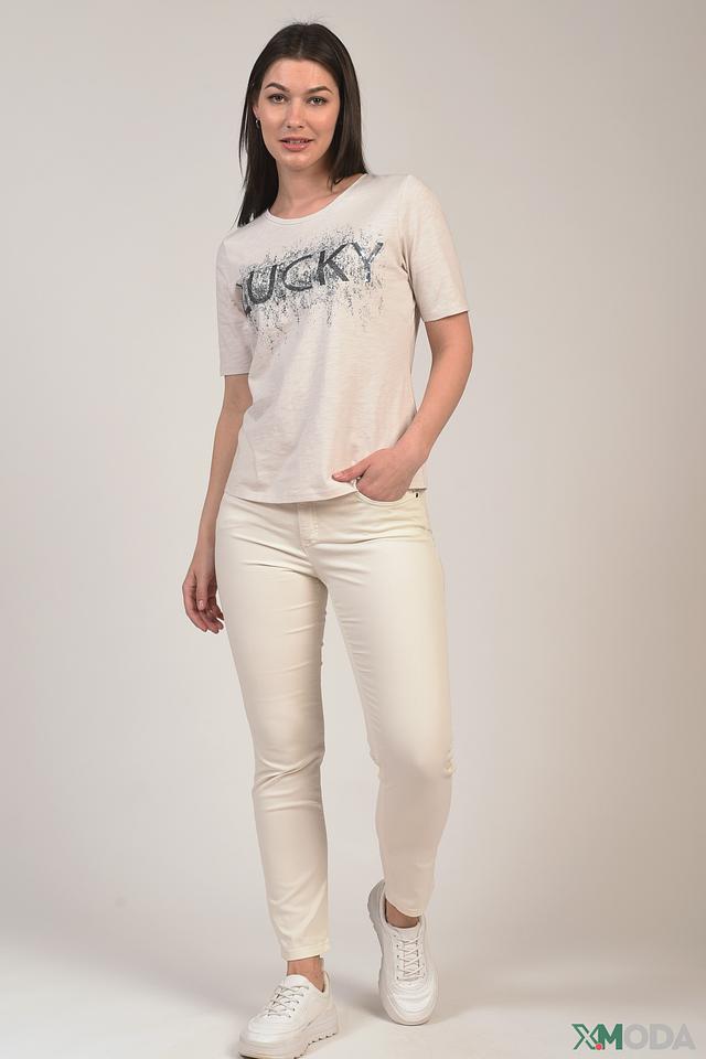 Брюки Oui бежевые