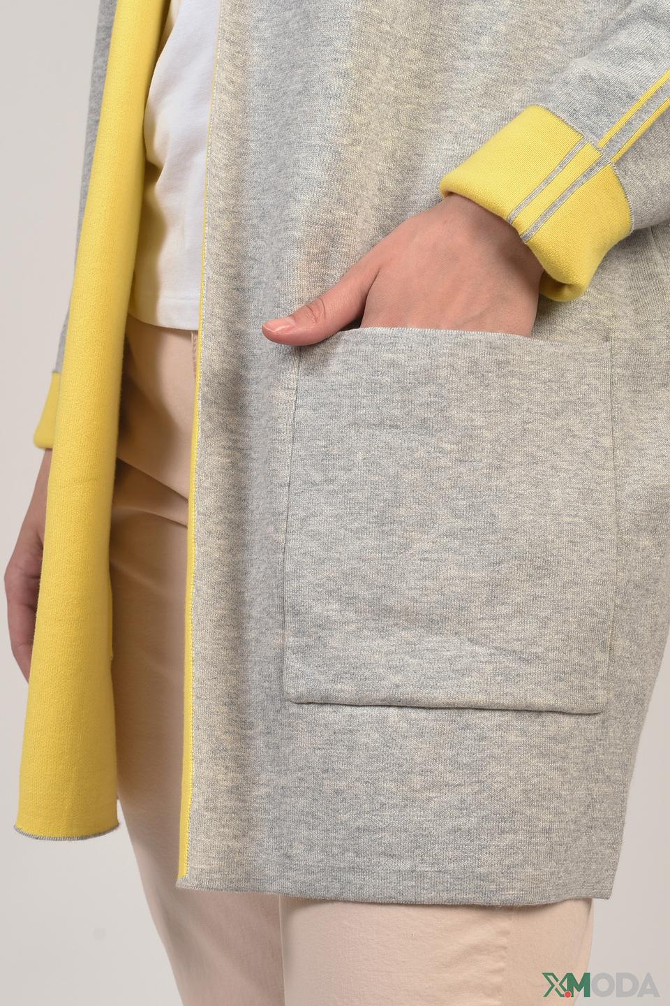 Жакет Oui с желтой отделкой