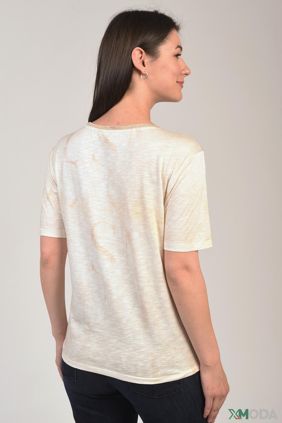 Футболка Lecomte с принтом