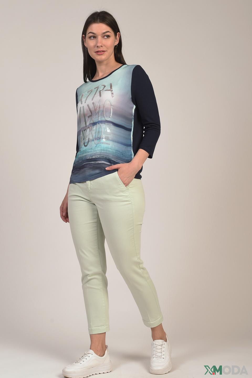 Брюки MAC Chino Turn Up мятные