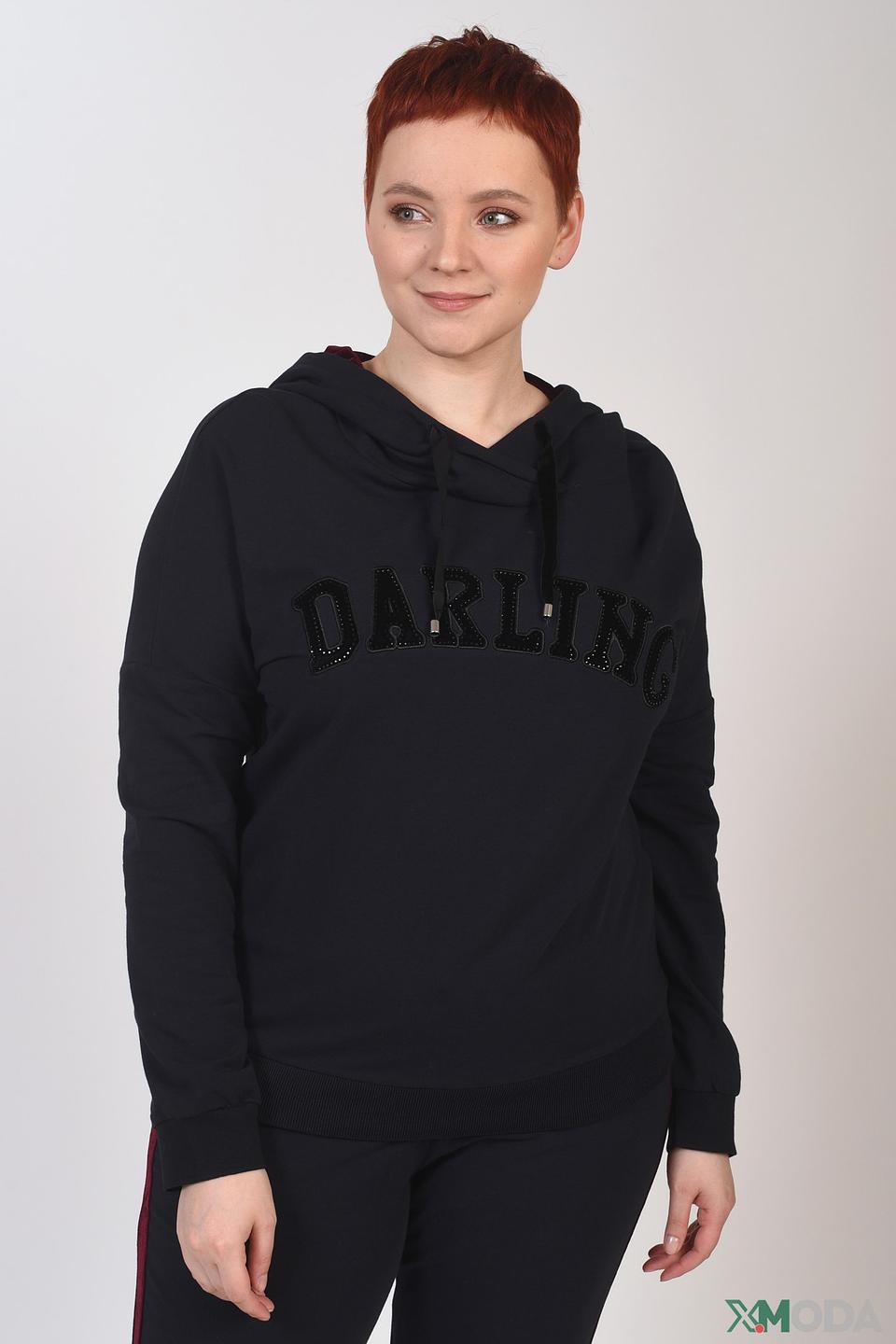 Толстовка Just Valeri 'Darling' чёрная