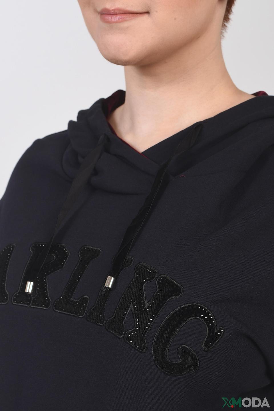 Толстовка Just Valeri 'Darling' чёрная