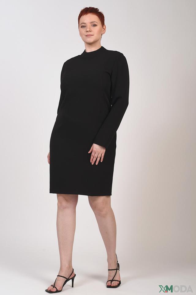 Платье Pezzo чёрное приталенное