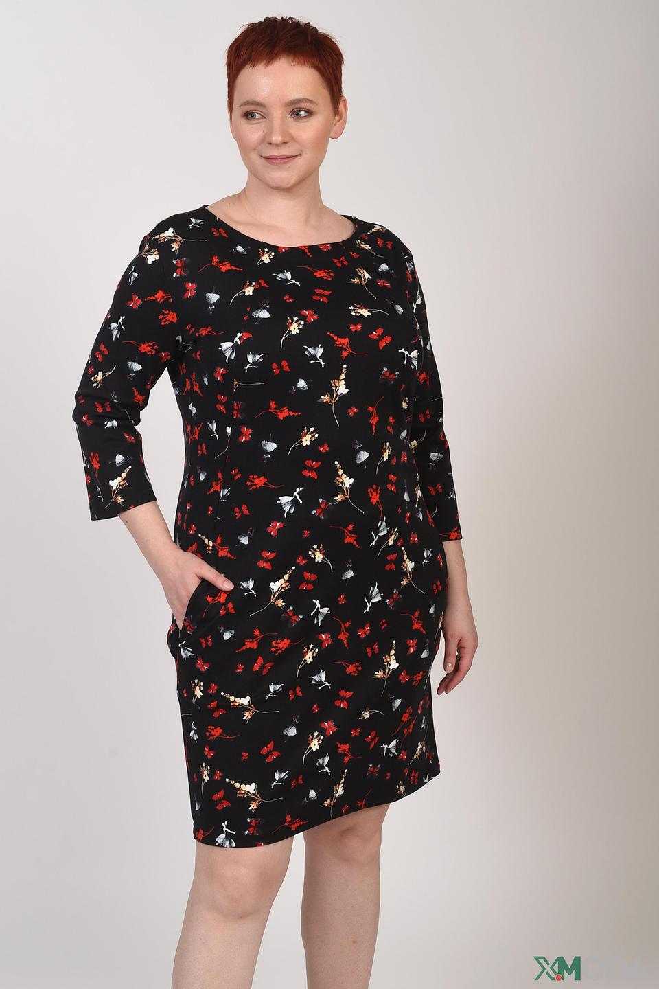 Платье Pezzo с цветочным принтом