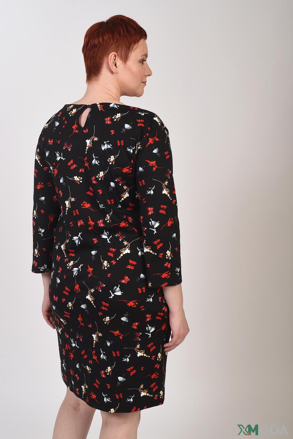 Платье Pezzo с цветочным принтом