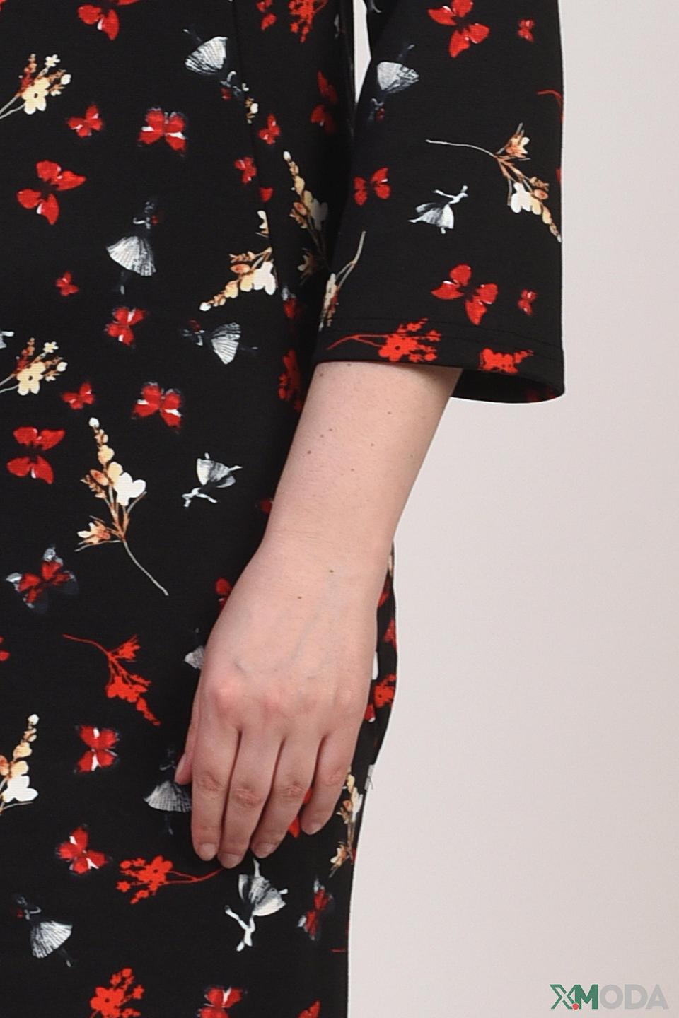 Платье Pezzo с цветочным принтом